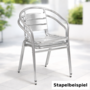 Bistrogarnitur 3-teilig Aluminium
