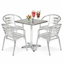 Bistrogarnitur 5-teilig Aluminium