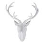 XL Hirschgeweih Hirschkopf Geweih 10-Ender Wei 30x18x40cm