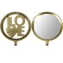 2tlg Set Schmuckhalter Love mit Haken Gold
