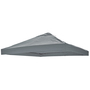 Universal Ersatz Dach f�r Pavillon 3x3 Meter Hellgrau 