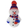 Acryl Schneemann 40 LEDs kaltwei� Au�enbeleuchtung Weihnachten