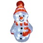 Acryl Schneemann 40 LEDs kaltwei� Au�enbeleuchtung