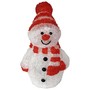 Acryl Schneemann 40 LEDs kaltwei� Au�enbeleuchtung