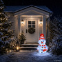XXL Acryl Schneemann 96 LEDs kaltwei� Au�enbeleuchtung