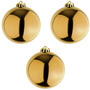 3 St�ck XXL Weihnachtsbaumkugeln Christbaumkugeln Gold  20cm