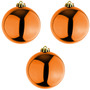 3 St�ck XXL Weihnachtsbaumkugeln Christbaumkugeln Orange  20cm