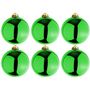 6 St�ck XL Weihnachtsbaumkugeln Christbaumkugeln Lime  15cm