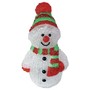Acryl Schneemann 40 LEDs kaltwei Auenbeleuchtung