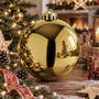 XXXL Weihnachtsbaumkugeln Dekokugel Christbaumkugeln Gold  25cm