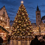 XXXL Weihnachtsbaumkugeln Dekokugel Christbaumkugeln Gold  25cm