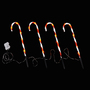 8er Set LED-Gartenleuchtstbe Zuckerstange