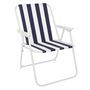 6er Set Campingstuhl Blau/Wei� gestreift