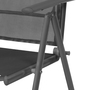 Garten Klappstuhl Aluminium - Textilen Anthrazit / Anthrazit