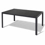  Gartentisch Esstisch Aluminium anthrazit / schwarz L150xB90xH74cm