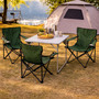 4-teiliges Campingm�bel Set Gr�n XL Tisch 80x60x68cm + Campingst�hle
