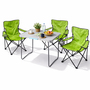 4-teiliges Campingm�bel Set lime XL Tisch 80x60x68cm + Campingst�hle