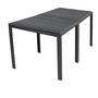 XL Non-Wood Gartentisch Aluminium anthrazit / schwarz 180x90cm (2 Stk. 90x90cm) 