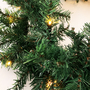 LED Tannengirlande Girlande Weihnachtsbeleuchtung 270cm Batterie