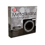 LED H�ngekranz / Tischdekoration Metall 30cm kaltwei�