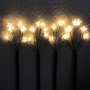 4 St�ck LED-Gartenleuchtst�be mit insgesamt 24 Sternen