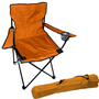Anglersessel Campingstuhl Regiestuhl inkl. Getr�nkehalter und Tasche in Orange