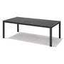 Alu Nonwood Gartentisch Esstisch Outdoortisch Anthrazit/Grau160x90cm  