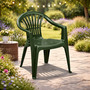 Stapelstuhl Bistrostuhl Gartenstuhl Mojawo ALTEA Gr�n Kunststoff 