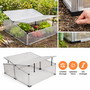 Fr�hbeet mit und ohne Doppeldach Gew�chshaus Treibhaus Aluminium