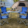 5-teiliges Campingm�bel Set Blau 4x Stuhl inkl. Tasche + 1x Tisch