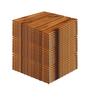 33 St�ck ca. 3 QM Holzfliese Akazienholz FSC� 30x30cm Stecksystem