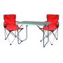 3-teiliges Campingm�bel Set Rot 2x Stuhl inkl. Tasche + 1x Tisch
