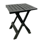 Klappbarer Campingtisch Beistelltisch Klapptisch aus Kunststoff Anthrazit 44x44x50 cm
