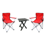3tlg Camping Set Campingm�bel Klapptisch Anglerstuhl Campingstuhl rot