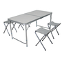5er Alu Campingm�bel Set Outdoor Camping Tisch + 4 Klapphocker 