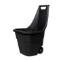 Schubkarre Gartenkarre Handwagen Gartentrolley 55Liter Schwarz 
