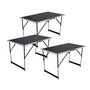 3er Set Campingtisch Multifunktionstisch Tapeziertisch klappbar Alu