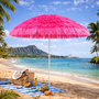 Hawaii Sonnenschirm Gartenschirm Strandschirm 1,6m Pink knickbar 