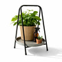 Blumenbank Blumenhocker Blumentreppe Blumenhocker Metall Zink 25,5cm H39cm