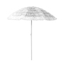 Runder Hawaii Sonnenschirm Gartenschirm Strandschirm 1,6m wei� 