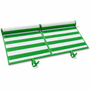 2er Set leichte Strandmatte Matte Badematte PVC Geflecht 60x180cm Gr�n