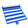 2er Set leichte Strandmatte Matte Badematte PVC Geflecht 60x180cm Blau