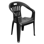Outdoor-M�bel Sitzgarnitur Bistrogarnitur 3tlg Kunststoff Anthrazit