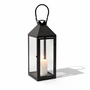 XXL Garten - Laterne Windlicht Schwarz Metall 54cm