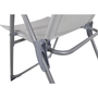 Aluminium Garten Klappstuhl Camping Sessel Campingstuhl 2x1 Textil grau 
