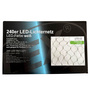 240er LED-Lichternetz Lichterkette Kabel Gr�n Leuchtfarbe Kaltwei�