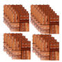 33 Stk. 3qm Holzfliese Akazienholz  30x30 cm Fliese Stecksystem Schachbrettmuster