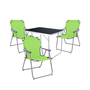 4-tlg Camping Set Gartenm�bel Campingtisch + 3 Campingstuhl Klappstuhl