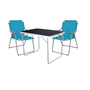 3-tlg Camping Set Gartenm�bel Campingtisch + 2 Campingstuhl Klappstuhl