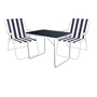 3-tlg Camping Set Gartenm�bel Campingtisch + 2 Campingstuhl Klappstuhl